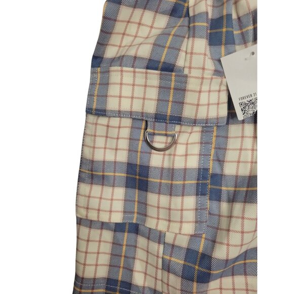 FOREVER 21 Plaid Pleated Mini Skirt  Cher Legally blond Y2K plaid wrap schoolgir - Picture 5 of 5